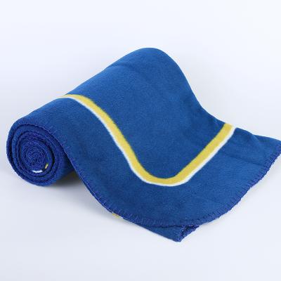 China DST201 Anti-pilling Fleece Blanket Rolled With Customized Logo And Paper Envelope for sale