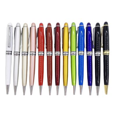 China Low MOQ promotional factory T2516 metal ballpoint pen with twist action for new-school promotion or office giveaway for sale