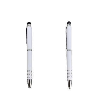 China Low MOQ promotional factory T2534 metal ballpoint pen with stylus touch end for back-to-school promotion or office giveaway for sale