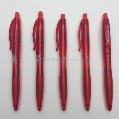 China Customized high quality plastic ball pen promotional gifts N006 promotional logo for promotion event at low MOQ for sale