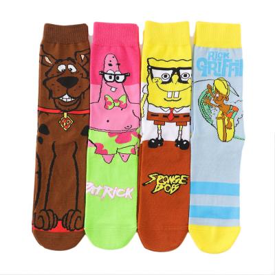 China Wholesale High Quality Cute Cartoon Low Price Dropshipping QUICK DRY Kids Long Socks for sale