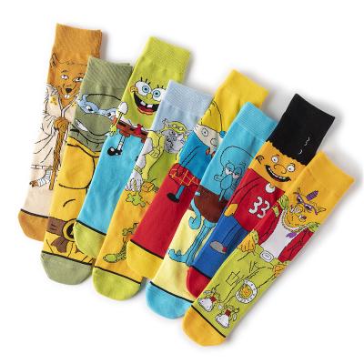 China Dropshipping Good Quality QUICK DRY Winter REMOVING Man Cute Anime Character Cartoon Socks for sale