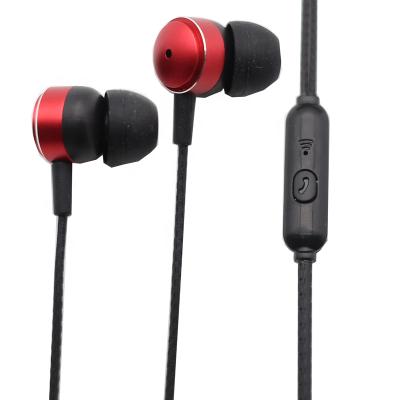 China Hot Sale In-ear Magnetic Metal Wired Headphones In-Ear Headset 3.5mm Earphone for sale