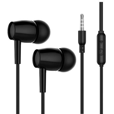 China Handfree Earphones With MIC RH-1014 Popular Mobile Phone Wired Earbuds For All Mobile Phone Black OEM ODM White 3.5mm Headphones for sale