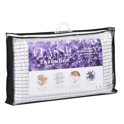 China Magnetic Purple Gel Memory Foam Bamboo Shredded Cooling Pillow for sale