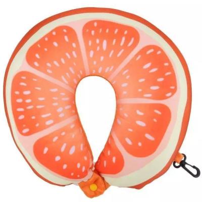 China Airplane Oranges Fruit Neck Pillow Travel Neck Pillow (SW2014930B) for sale