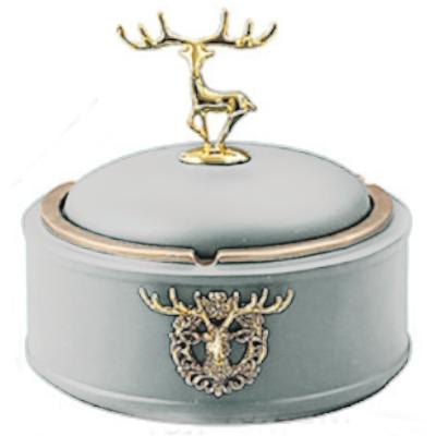 China Resin Deer Lid With Gray Ashtray SW200611 for sale