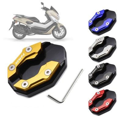 China 2015-2022 NMAX155 N-MAX155 NMAX 155 N-MAX Motorcycle Kickstand Foot Side Support Extender Pad Geometric Support Plate For YAMAHA for sale