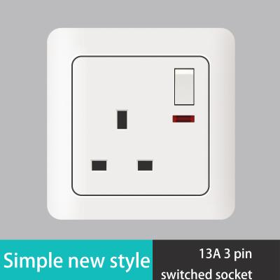 China PC Material Flame Retardant UK Wall+Switches and EU Plugs Stretch Lightweight USB For Homes Strip Cover Fan Speed ​​Controller Electric Plate Power for sale