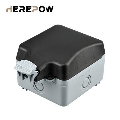 China Outdoor Power 86cm Socket Wall Protection Box IP66 Level Residential / Multipurpose Waterproof Socket for sale