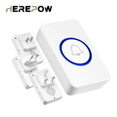 China 433 modern wifi wireless smart nest ring button doorbell switch mini electric home waterproof cable outdoor cable cover for sale