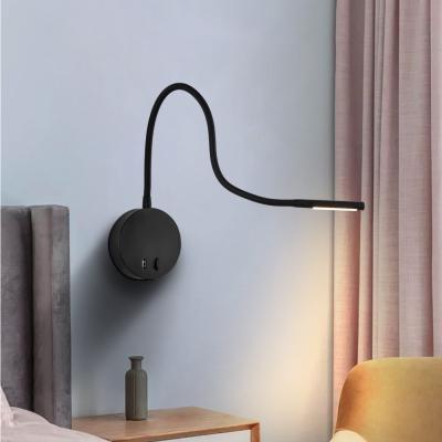 China Modern Flexible Modern Minimalist Wall Light Pipe Led Reading Wall Lamps Decoration For Hotel for sale