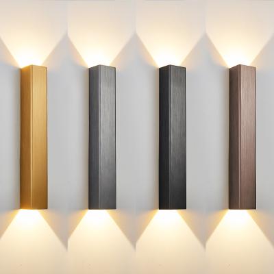 China Restaurant Wall Lamp Modern Indoor Bedside Led Gold Decorative Wall Light For Hotel for sale