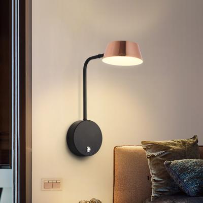 China Nordic Modern Bedside Wall Lamp 8W Indoor Modern Adjustable Led Light For Bedroom for sale