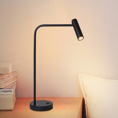 China Retro Modern Adjustable Angle Industrial Style Night Reading Beside Table Study Led Lamp for sale