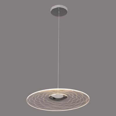 China Modern Home Decoration Straw Hat Iron Indoor Simplicity Bedroom Living Room Dining Room Chandelier for sale