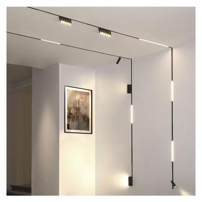 China 2021 Modern Popular Magnetic LED Track Light 4W 8W 16W 200W Max Area Recessed Pendant Light for Living Room for sale