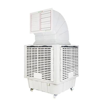 China Hotels 18000cmh Portable Evaporative Mobile Water Pump Air Cooler Refrigerator With Cooling Pads for sale