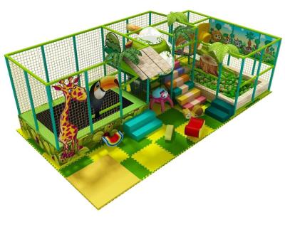 China Soft Indoor Jungle Playground Theme Kids Soft Play House For Terminal Preschool Mall Residence for sale