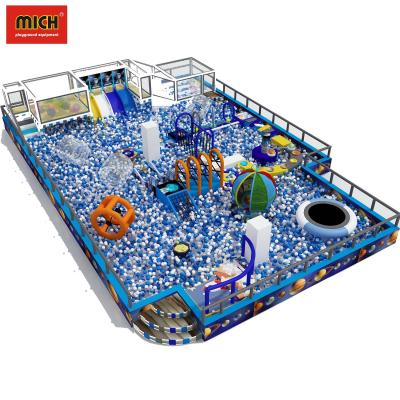 China PVC Mich Customized Large Commercial Indoor Ball Pit With Various Obstacle Games for sale