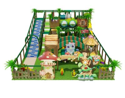 China PVC Cartoon Owl Forest Theme Toddler Indoor Play Center For Mall Kids Cafe Playground Business for sale