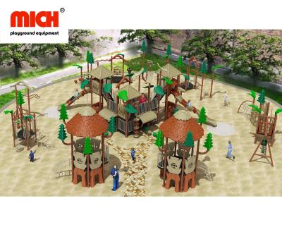 China MICH Plastic Playground Customized Big Jungle Gymnasium For Outdoor Kids Play Park for sale