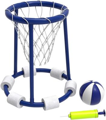 China Set-Water Parks Water Game Accessories Pool Basketball Hoop Outdoor Basketball and Air Pumps Water Play Included-Floating Outdoor Accessories for sale