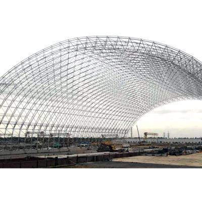 China Structural Roofing SI Steel Raw Coal Warehouse Space Frame Coal Storage Shed For Power Plant for sale