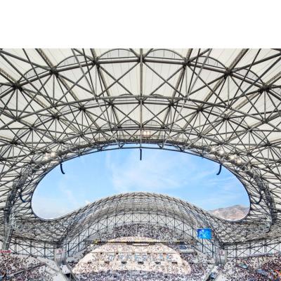 China SI structural roofing space frame soccer stadium roof soccer stadium building for sale