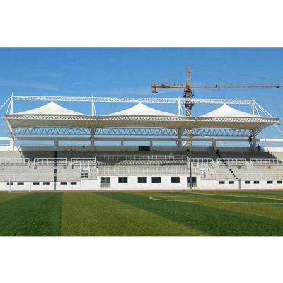 China Steel Workshop SI Steel Structure Football Stadium Roof Truss Membrane Tensile Structure for sale