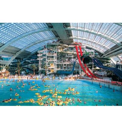 China SI Structural Roofing Fabricating Steel Space Frame Structure Water Park for sale