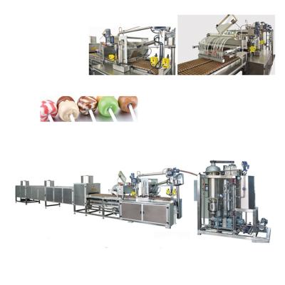 China food & Factory Price Ball Depositing Production Line Beverage Lollipop Machine for sale