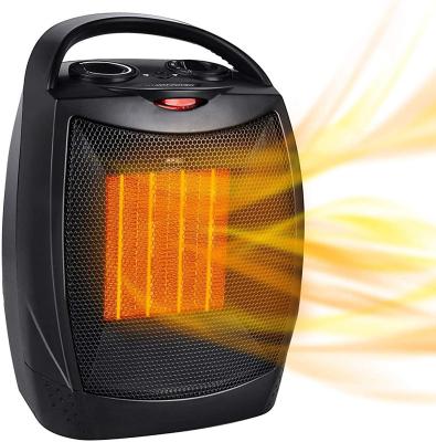 China 1500W Hotel Portable Electric Heater With Thermostat Office Indoor Use for sale