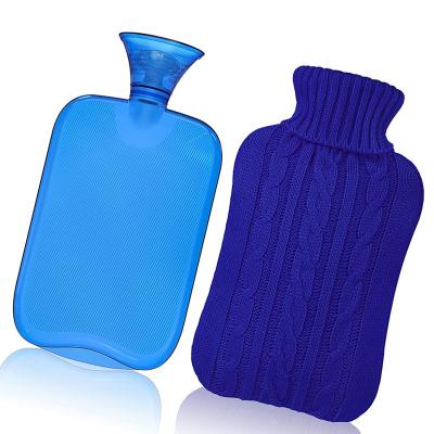 China Simple and modern rubber hot water bag, hot water bottle, hot water bag, can be used to heat the neck and shoulders, back, hands, legs, waist. for sale