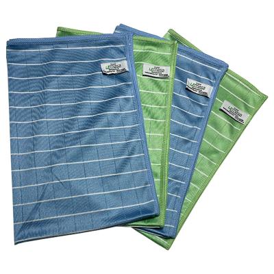 China Sustainable Household Microfiber Glass Towels For Cleaning Windows, Glass, And Mirrors for sale