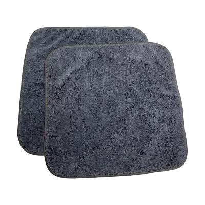 China Sustainable Car Wash Towel Microfiber Water Absorbent Car Cleaner 40*40cm 460gsm for sale