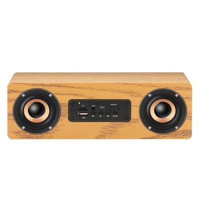 China Yes car audio low MOQ loudspeaker home speaker from factory multi-function board U disk wooden radio for sale