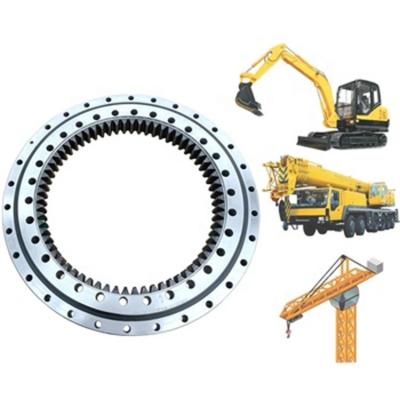 China Excavator Ring Gear Parts Slewing Bearing Swing Circle Ring Bearings Reasonable Price Quality Four Point Contact Swivel Ring Bearings for sale