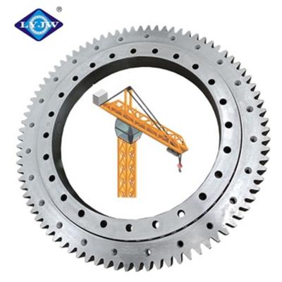 China Different Type Excavator Swivel Ring Bearing Four Point Contact Promotion Price Fine Workmanship Tower Crane Swing Circle Ring Gear for sale