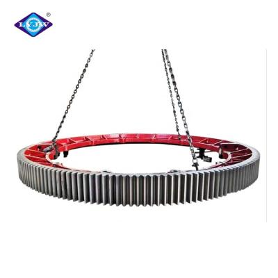 China Hotels OEM ODM Custom Casting Large Diameter Steel Double Gear Ring Gear for sale