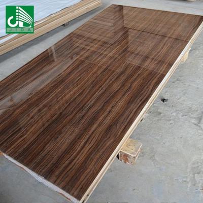 China JIDA MDF Moisture Proof High Gloss UV Coated Board For Furniture High Gloss UV MDF for sale