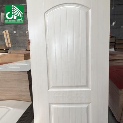 China Decorative Swing Melamine Interior Door Skin 3mm Good Quality Good Price Melamine Doorskin for sale