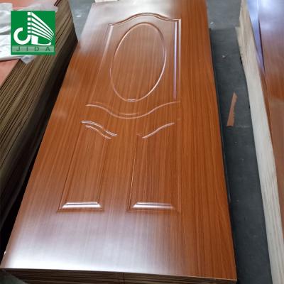 China Beautiful Swing Design HDF/MDF High Quality Melamine Faced Door Skin Melamine Doorskin for sale