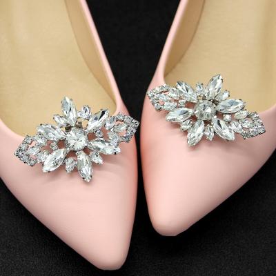 China Clog Charm Rhinestone Woman Shoe Buckle Shoe Decorations Buckles Accessories Pour Shoes for sale