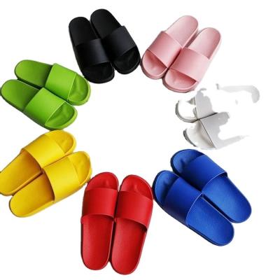 China 2021 OEM Custom Black PVC Anti-Slippery Slides Shoes Sandal, Custom Logo Slippers Men Plain Blank Slide Sandal, Custom Logo Slide Slippers for sale