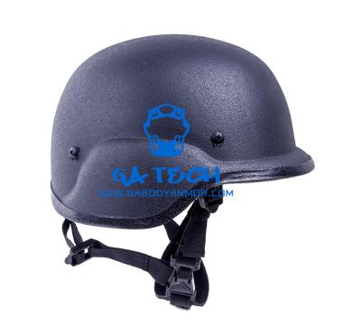 China Pasgt Aramid Black Color Ballistic Helmet/ China factory wholesale black color bullet proof helmet Pasgt kevlar helmet for sale