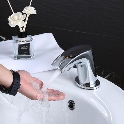 China Sense Faucets China Sanitary Ware Automatic Electric Water Faucet Touchless Faucet With Sensor for sale