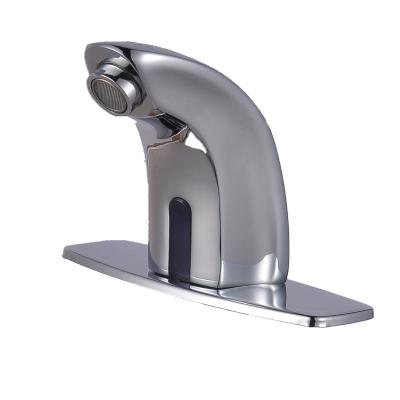 China Sense Faucets Mounted Touchless Automatic Infrared Mixer Tap Vessel Cold Water Sensor Inductive Basin Faucet for sale