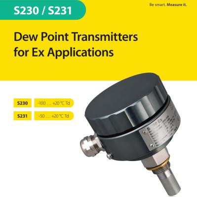 China SUTO S231 Compressed Air Dew Point Transmitter For Ex for sale