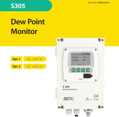 China SUTO S305 Dew Point Monitor voor droog- en koelmachines Te koop